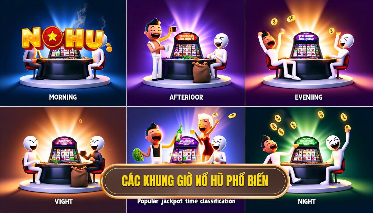 Phân loại các khung giờ nổ hũ phổ biến 