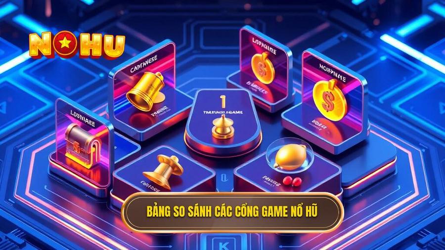 3. Bảng so sánh các cổng game nổ hũ