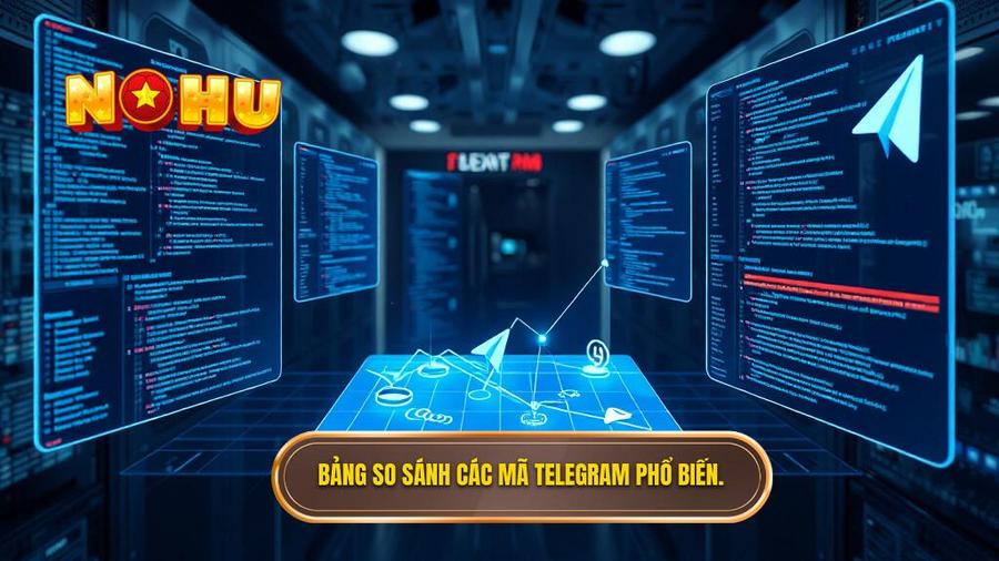 3. Bảng so sánh các mã Telegram phổ biến.